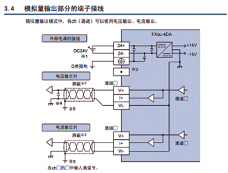 三菱PLC輸出模塊FX3U-4DA替代FX2N-4DA的注意事項(xiàng)